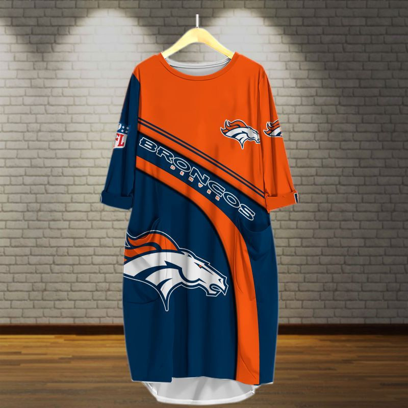 Denver Broncos All Over Print Caftan3386