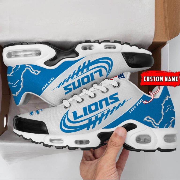 Detroit Lions-Custom Name-TN Shoes Perfect Gift-DS001