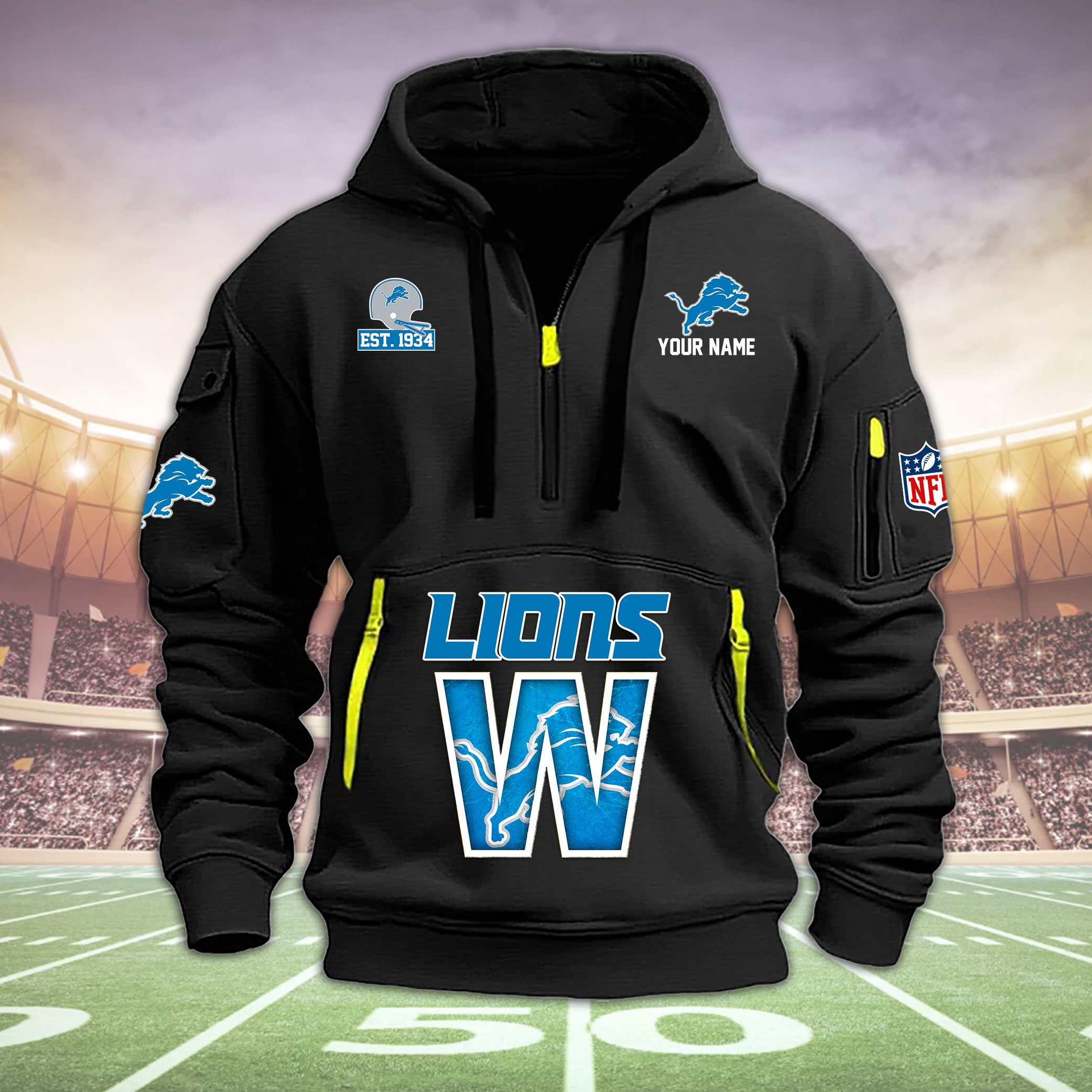 Detroit Lions Heavy Hoodie