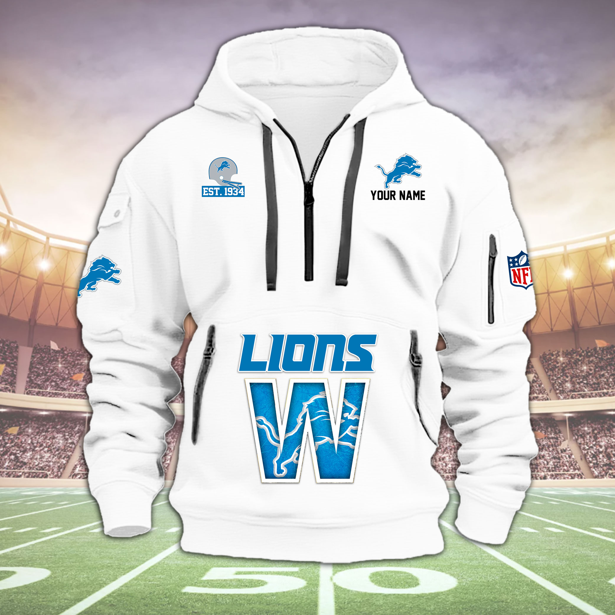 Detroit Lions Heavy Hoodie