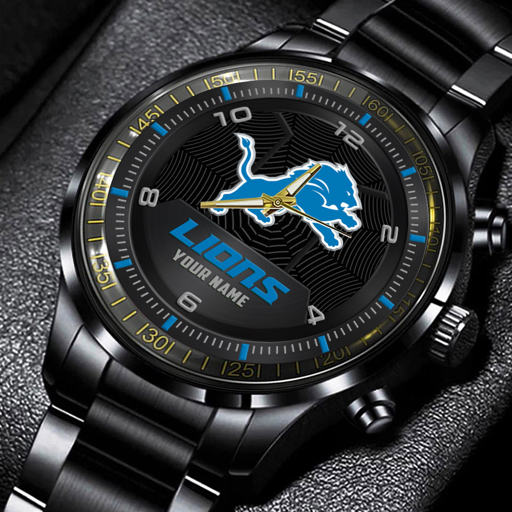 Detroit Lions Stainless Steel Watch