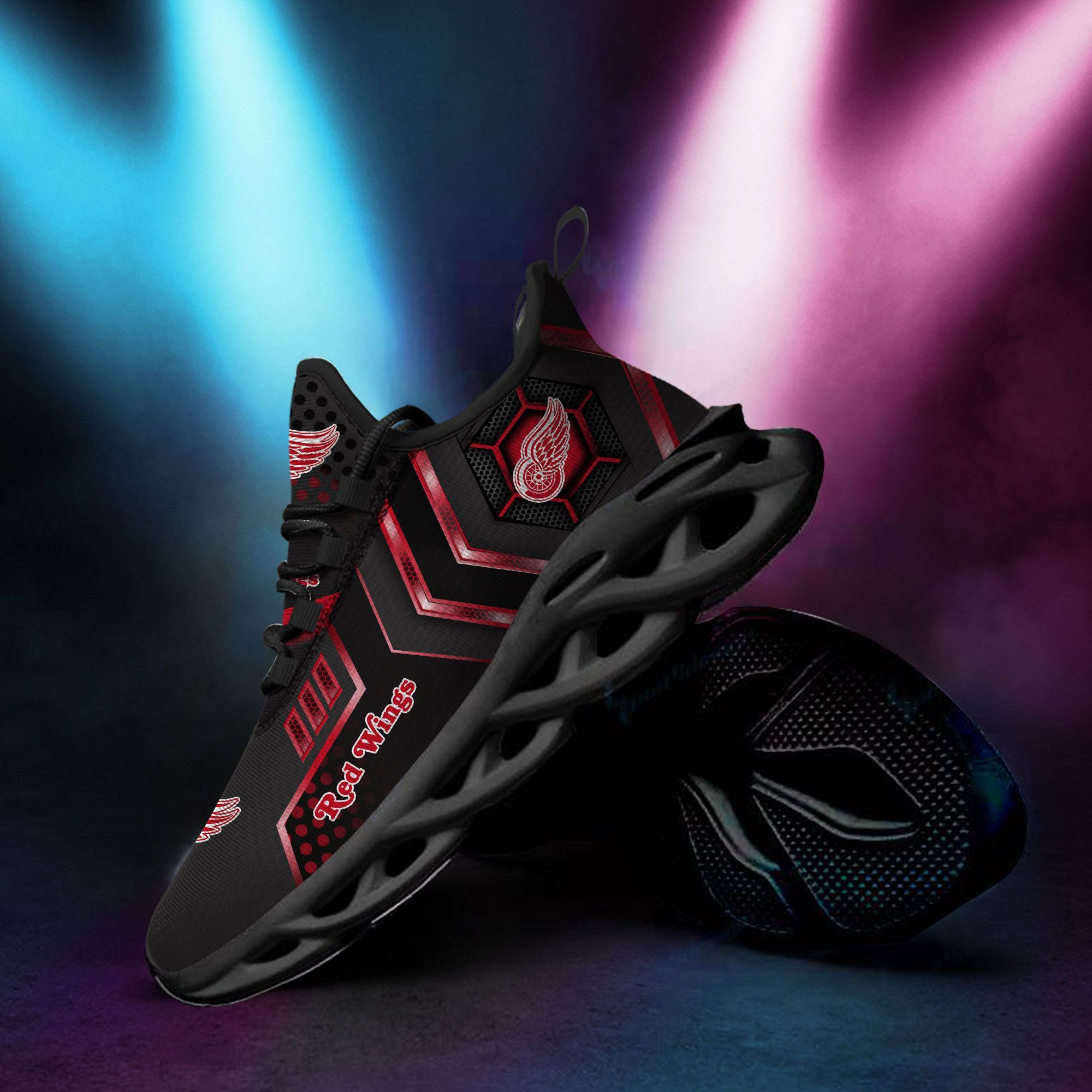 Detroit Red Wings Max Soul Sneakers Shoes