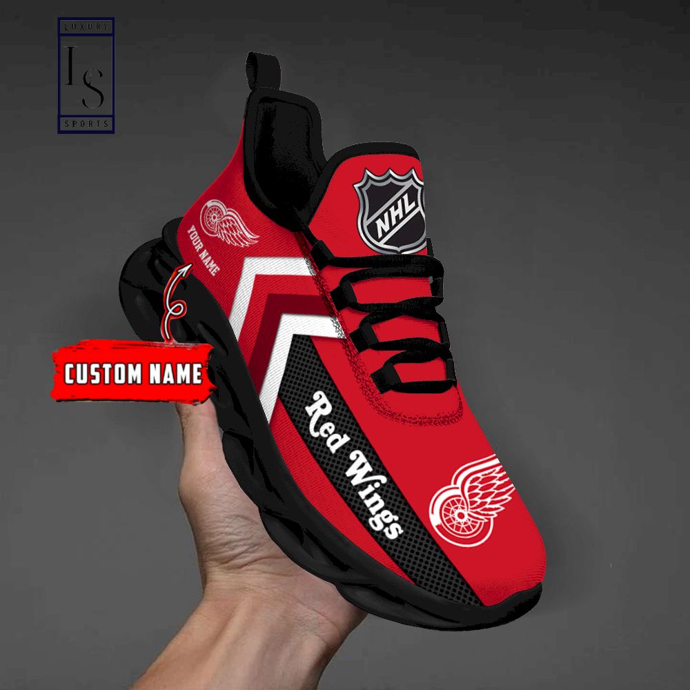 Detroit Red Wings NHL Personalized Max Soul Shoes