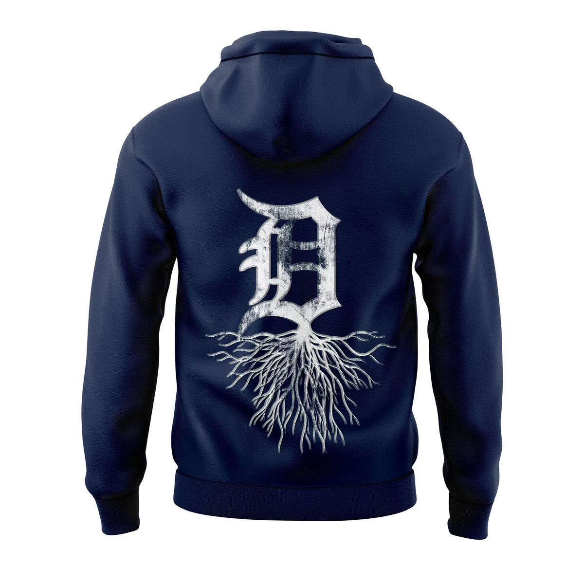 Detroit Tigers Navy Postseason Detroit Roots Hoodie+NT05102405ID10DS10