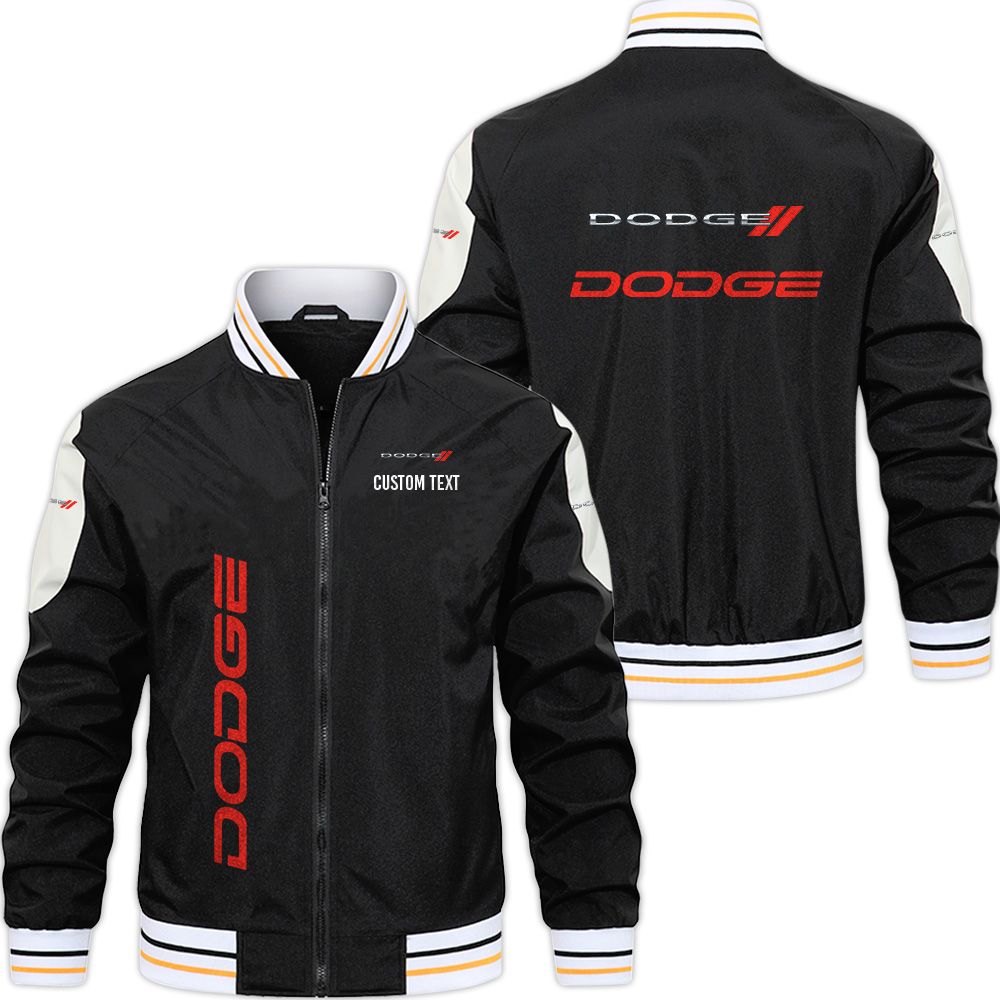 Dodge Varsity Jacket, Zipper Jackets Customize Name