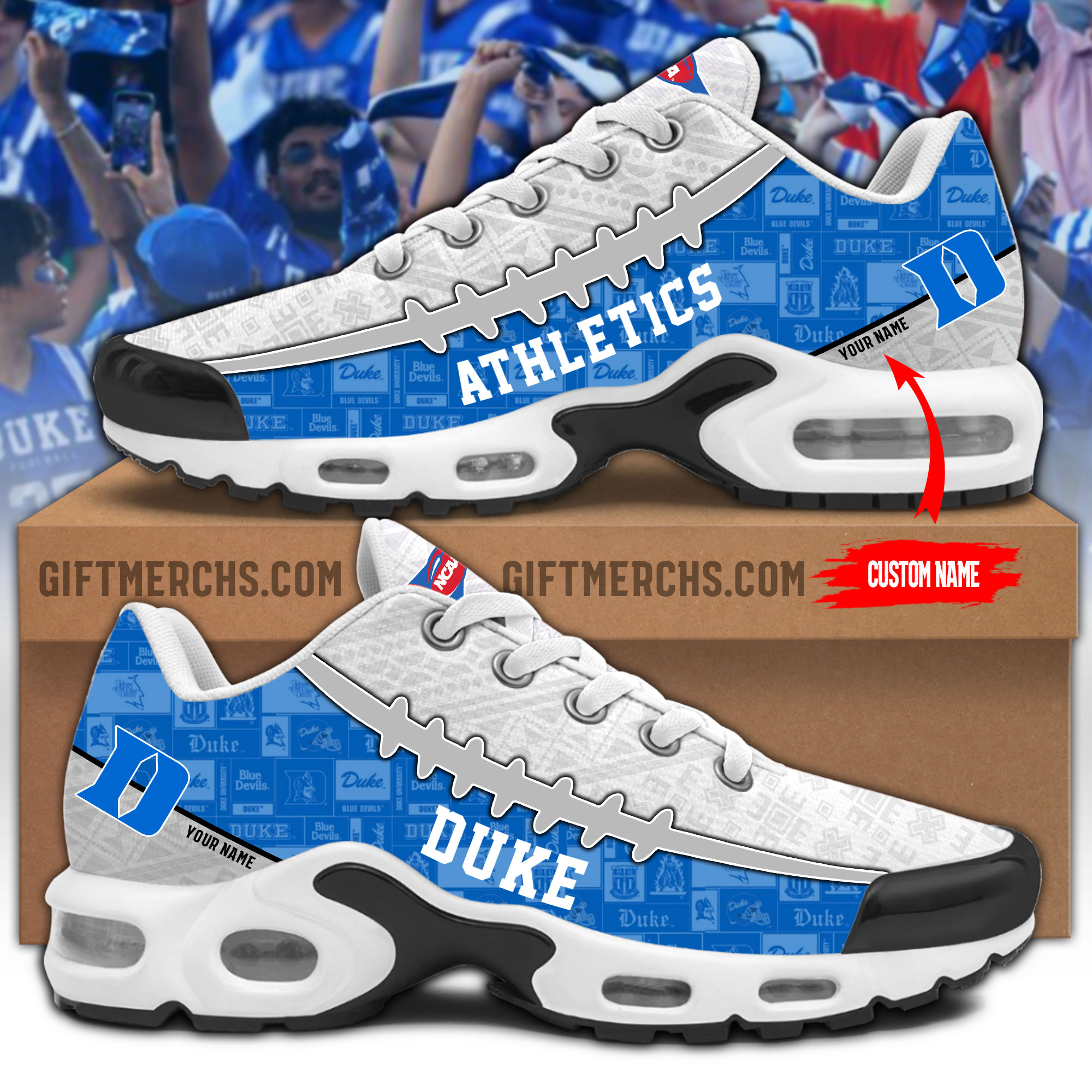 Duke Athletics Personalized Shoes