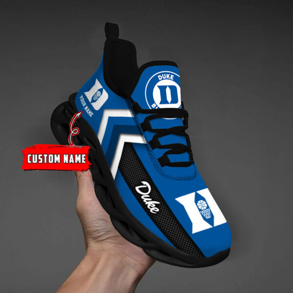 Duke Blue Devils Personalized Custom Name Max Soul Shoes DS003