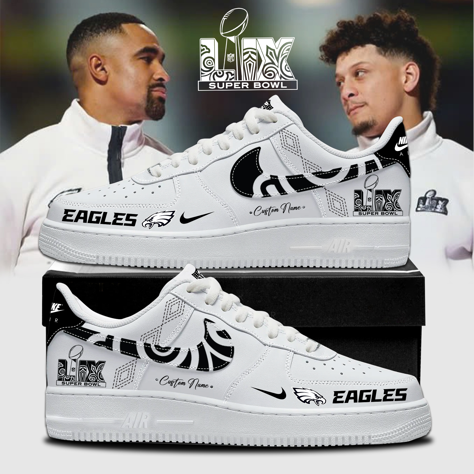 Eagles Super Bowl LIX Opening Night Shoes