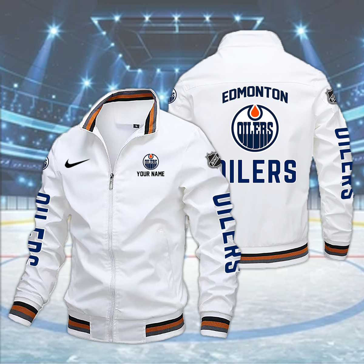 Edmonton Oilers Boomber Jacket