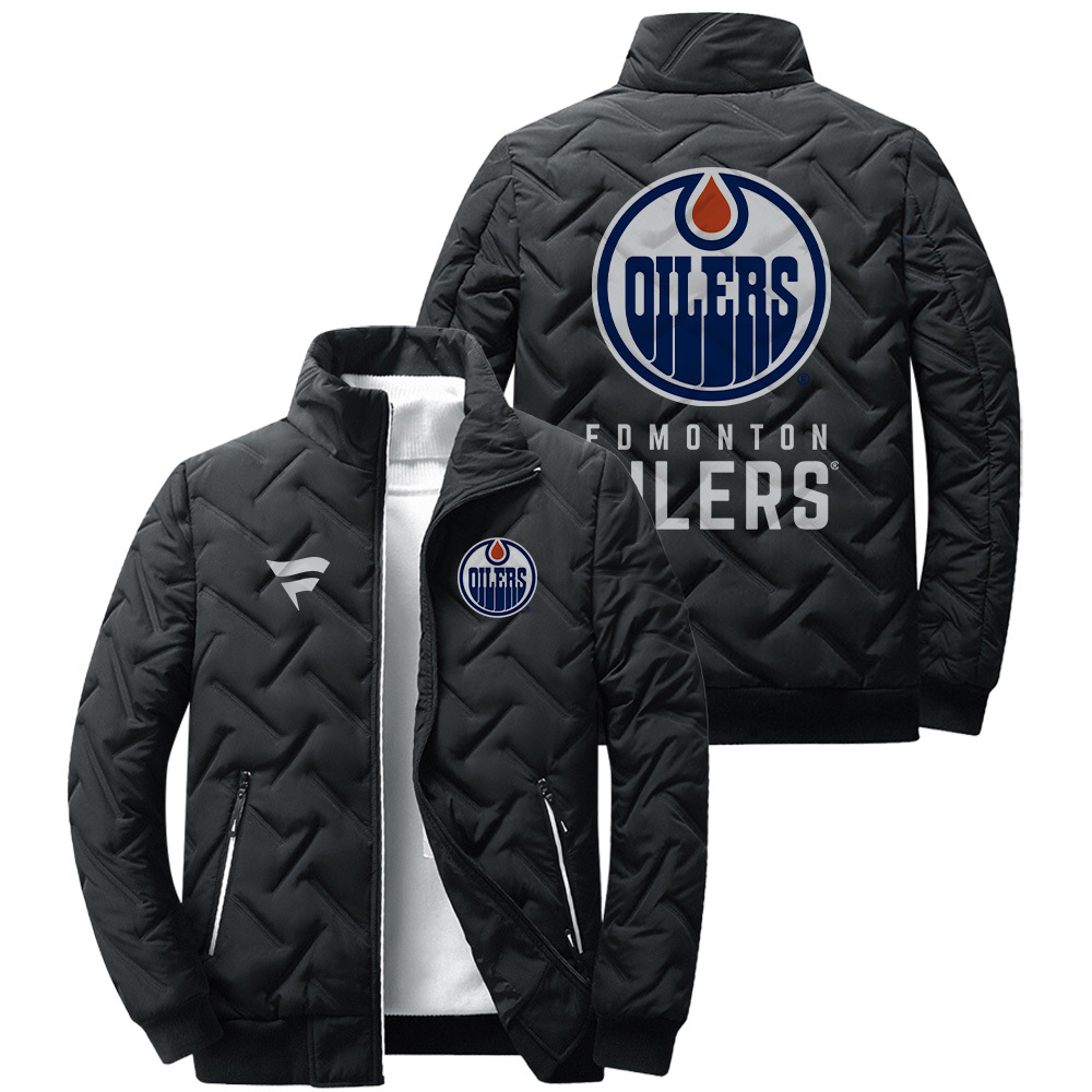 Edmonton Oilers Down Jacket 2D-SP09052410ID10DS10