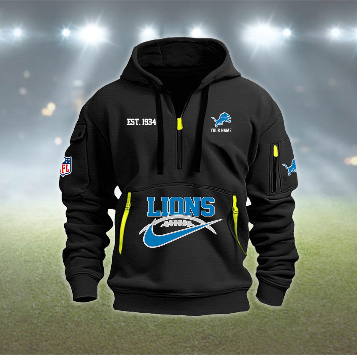 EFPNVM12310Lion Heavy Hoodie