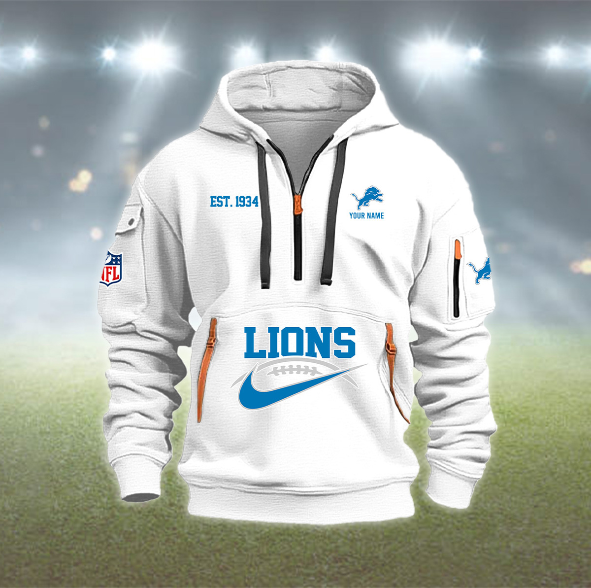 EFPNVM12310Lion Heavy Hoodie