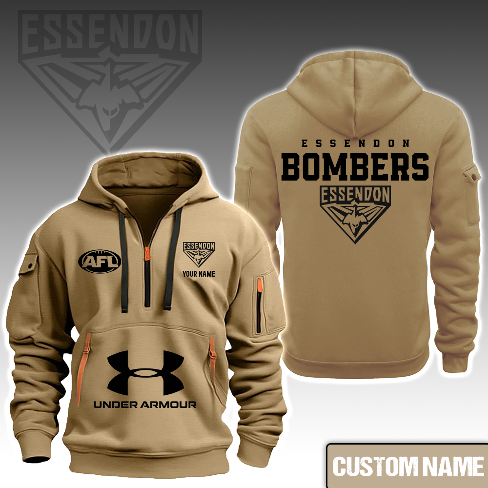 Essendon Bombers AFL New Zip Hoodie
