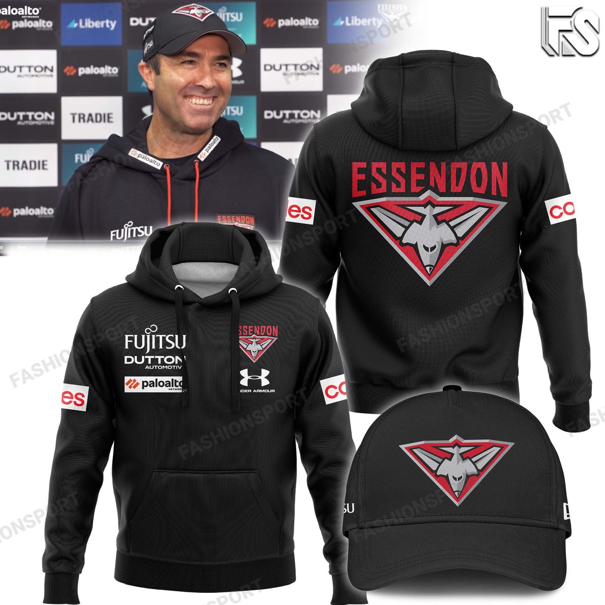 Essendon Bombers -Brad Scott Hoodie