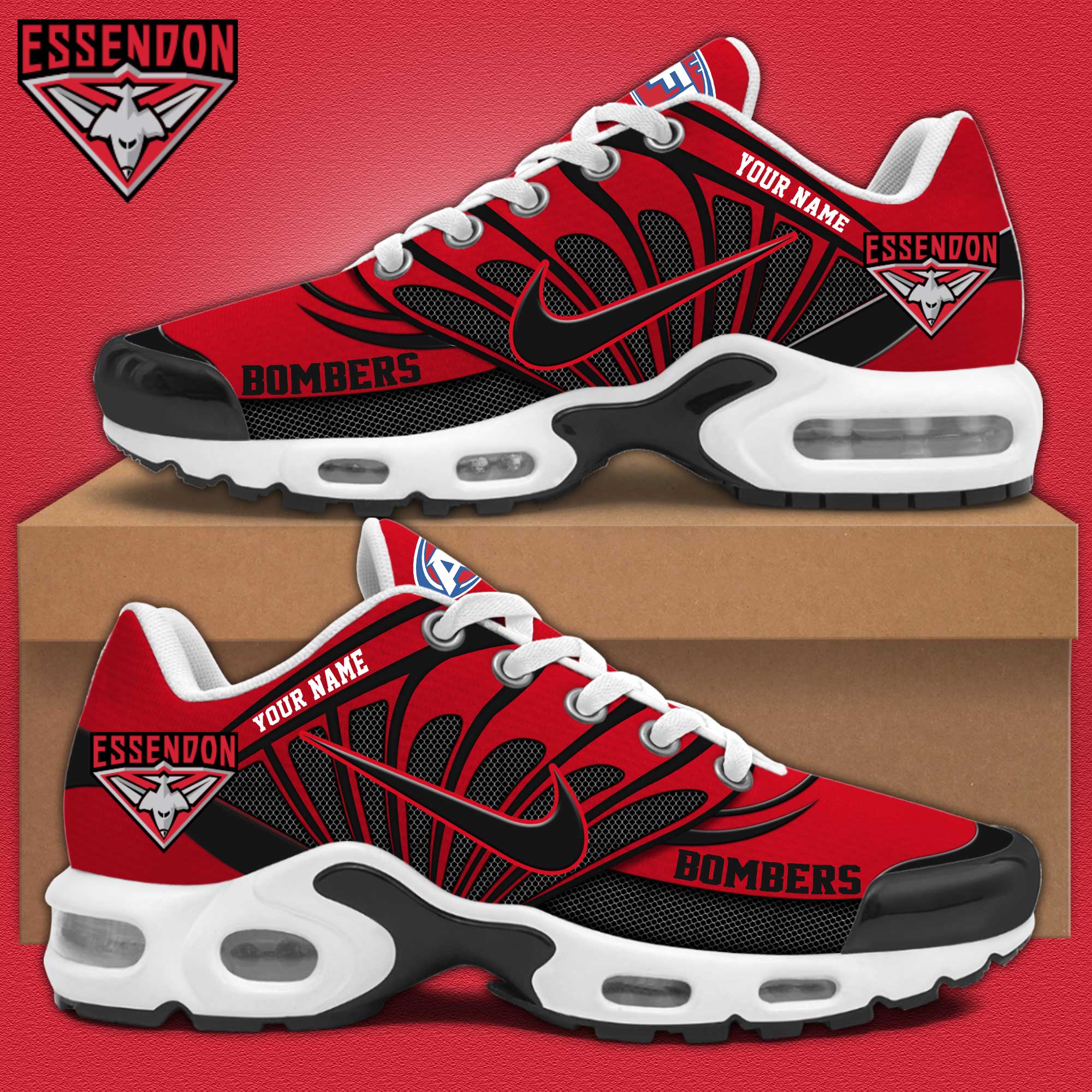 Essendon Bombers  Personalized Shoes