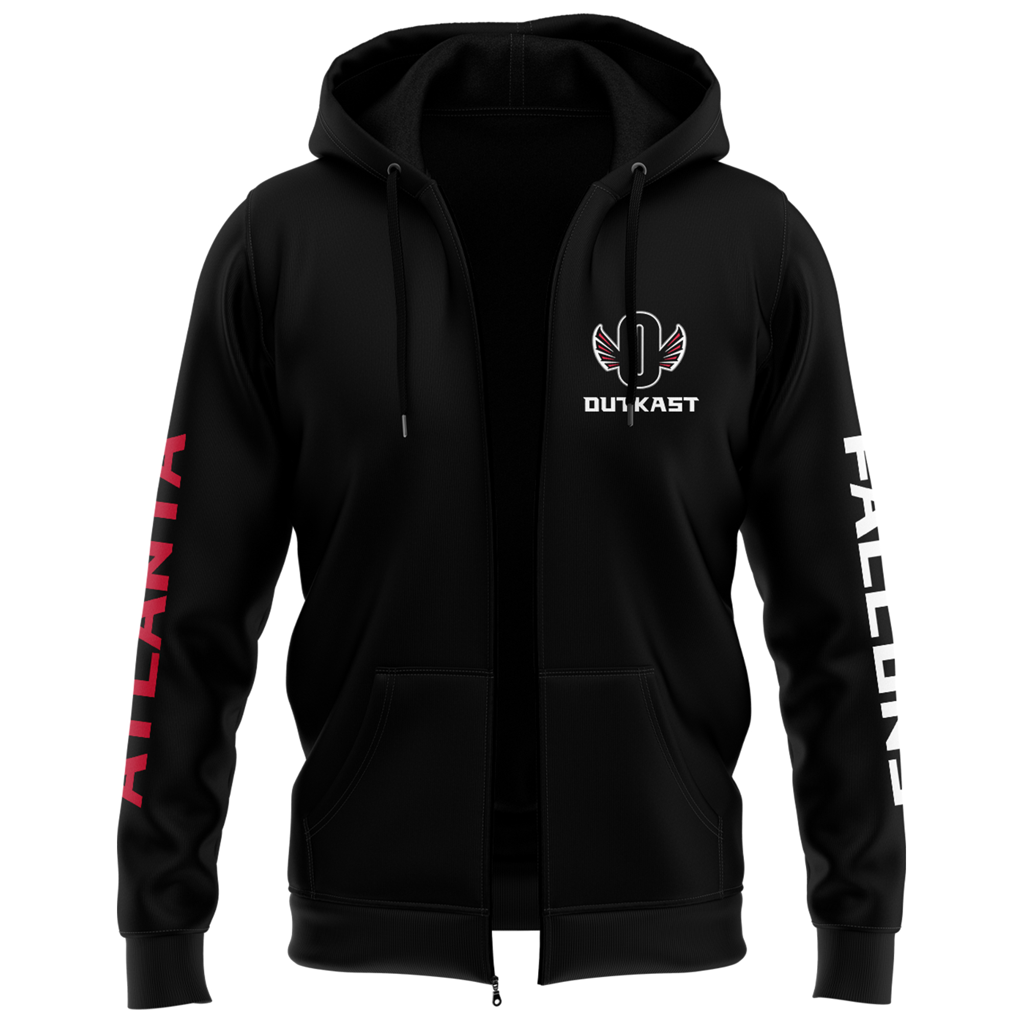 Falcons x Outkast Black Zip Hoodie 2024