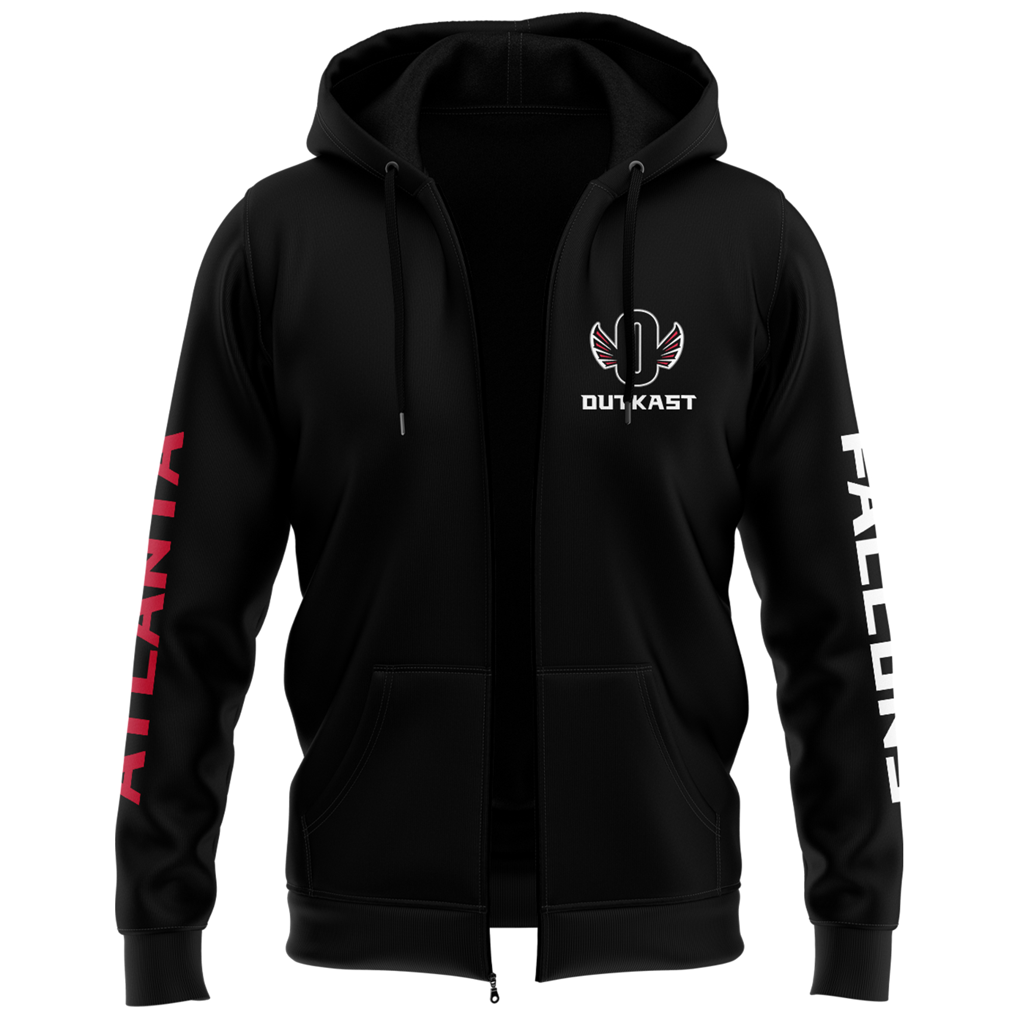 Falcons x Outkast Black Zip Hoodie 2024