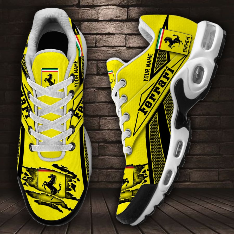 Ferrari Custom Name Sport Shoes VS12