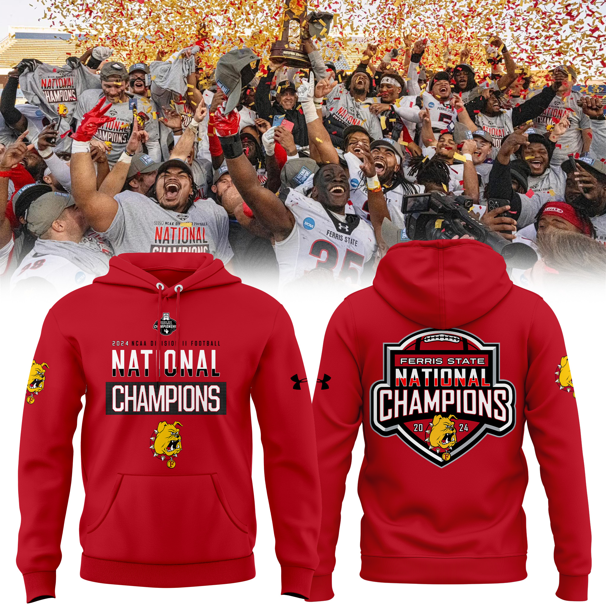 Ferris State Football Champions Hoodie