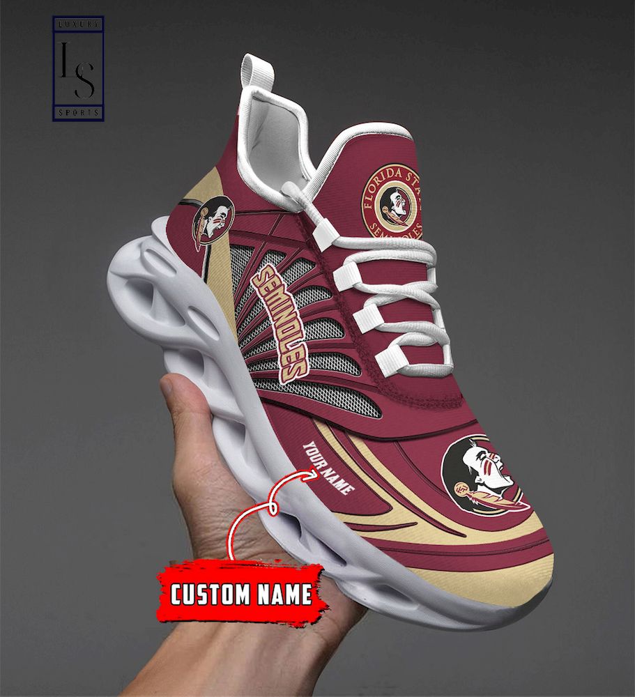 Florida State Seminoles Custom Name Max Soul Shoes