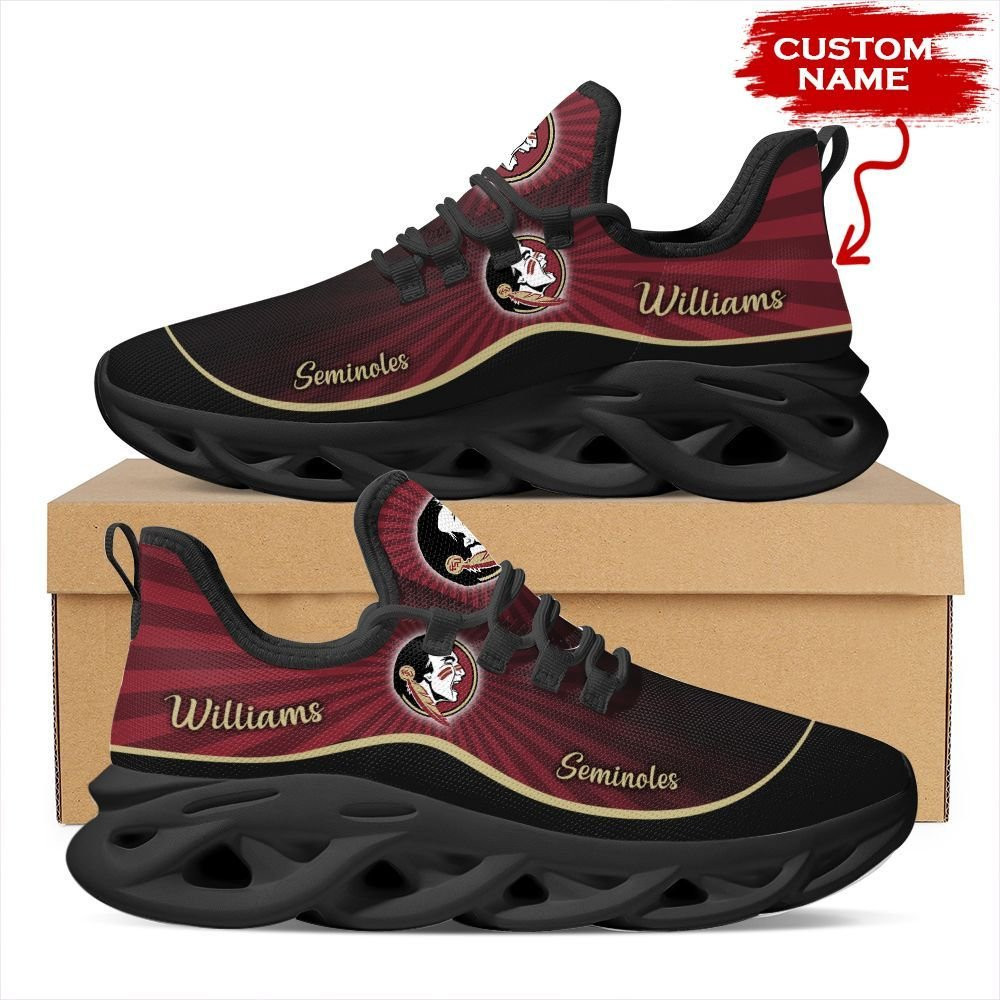 Florida State Seminoles Custom Name Personalized Max Soul Sneakers Shoes