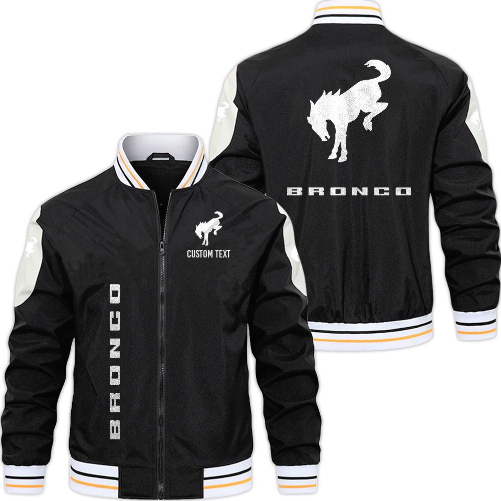Ford Bronco Varsity Jacket, Zipper Jackets Customize Name