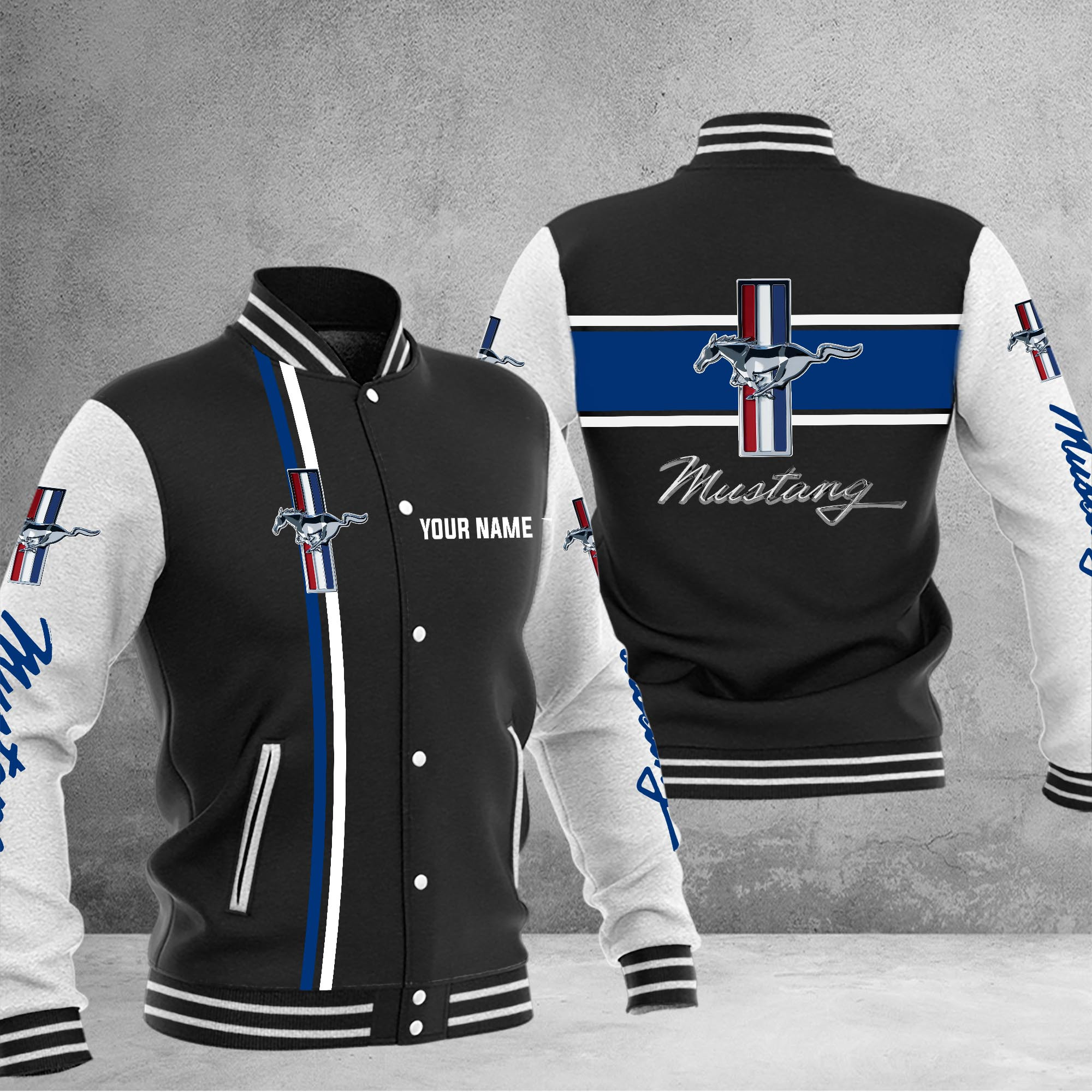 Ford-Mustang Baseball Jacket