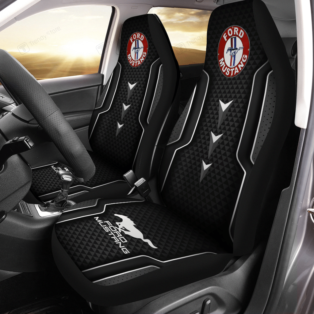 Ford Mustang Car Seat Cover (Set Of 2) - v1