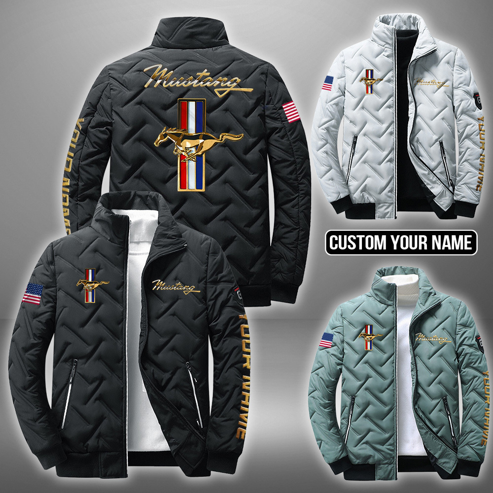 Ford Mustang Gold Logo Jacket SP27112302ID06DS09