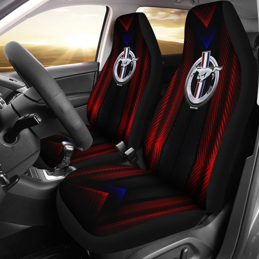 Ford Mustang Logo Car Seat Covers Automobile AA22102102