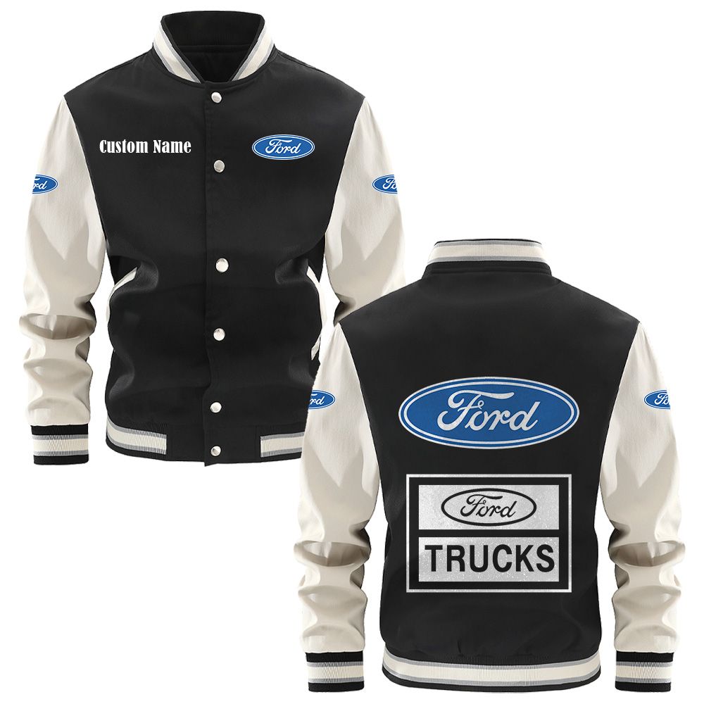 Ford truck Varsity Jacket, Baseball jacket, Letterman Jacket Customize Name, Multicolor