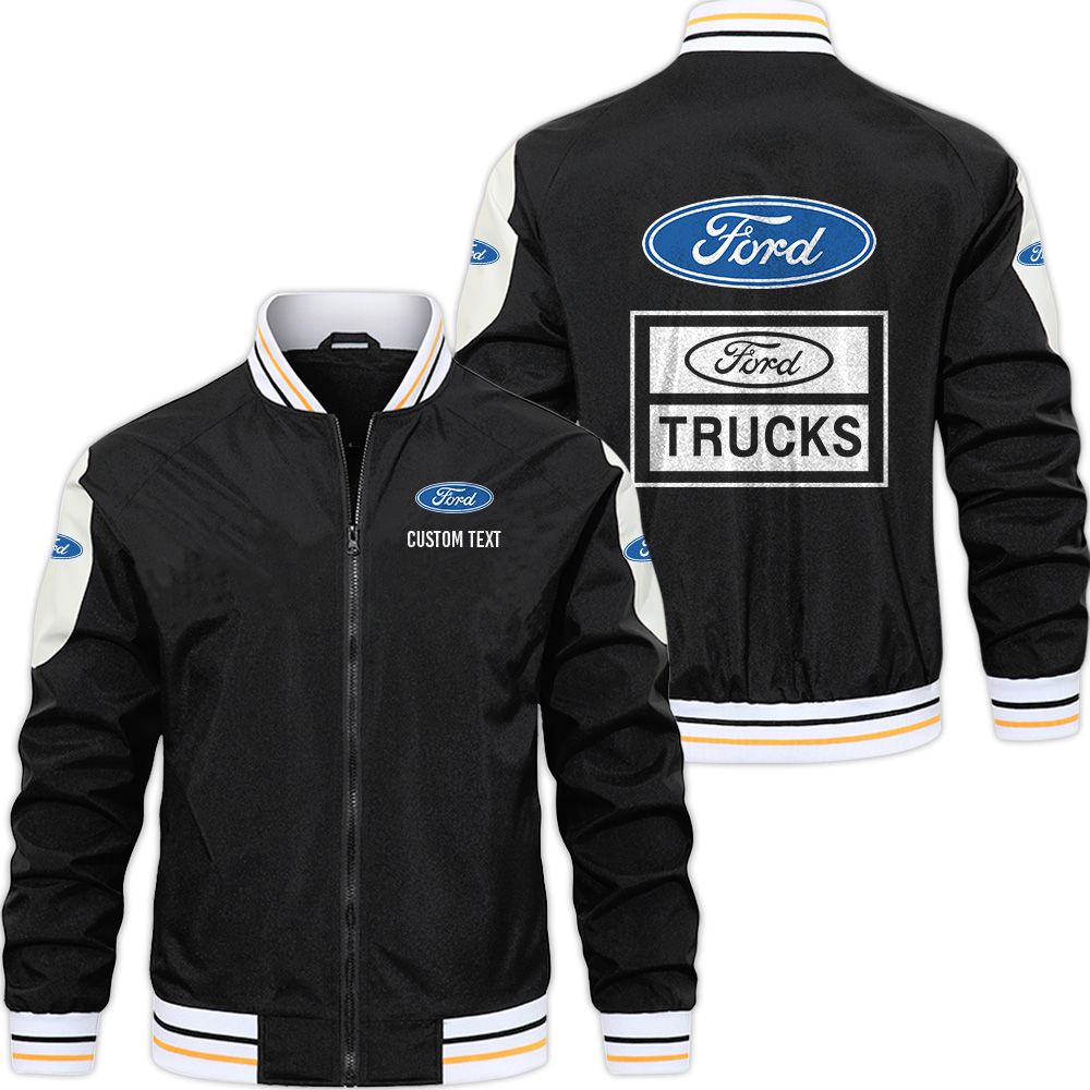 Ford truck Varsity Jacket, Zipper Jackets Customize Name