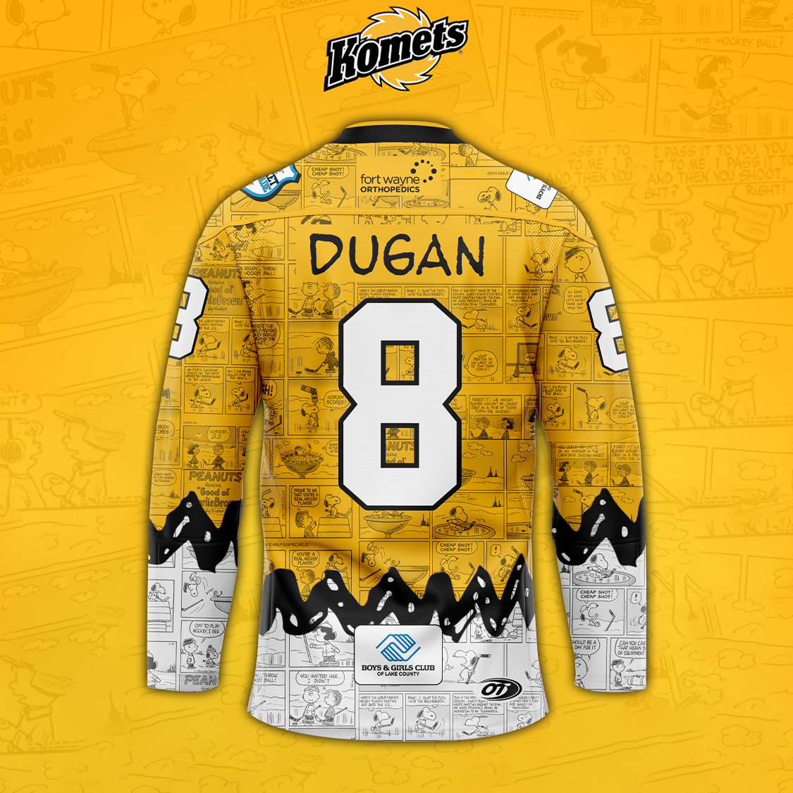 Fort Wayne Komets 75th Anniversary of Jersey