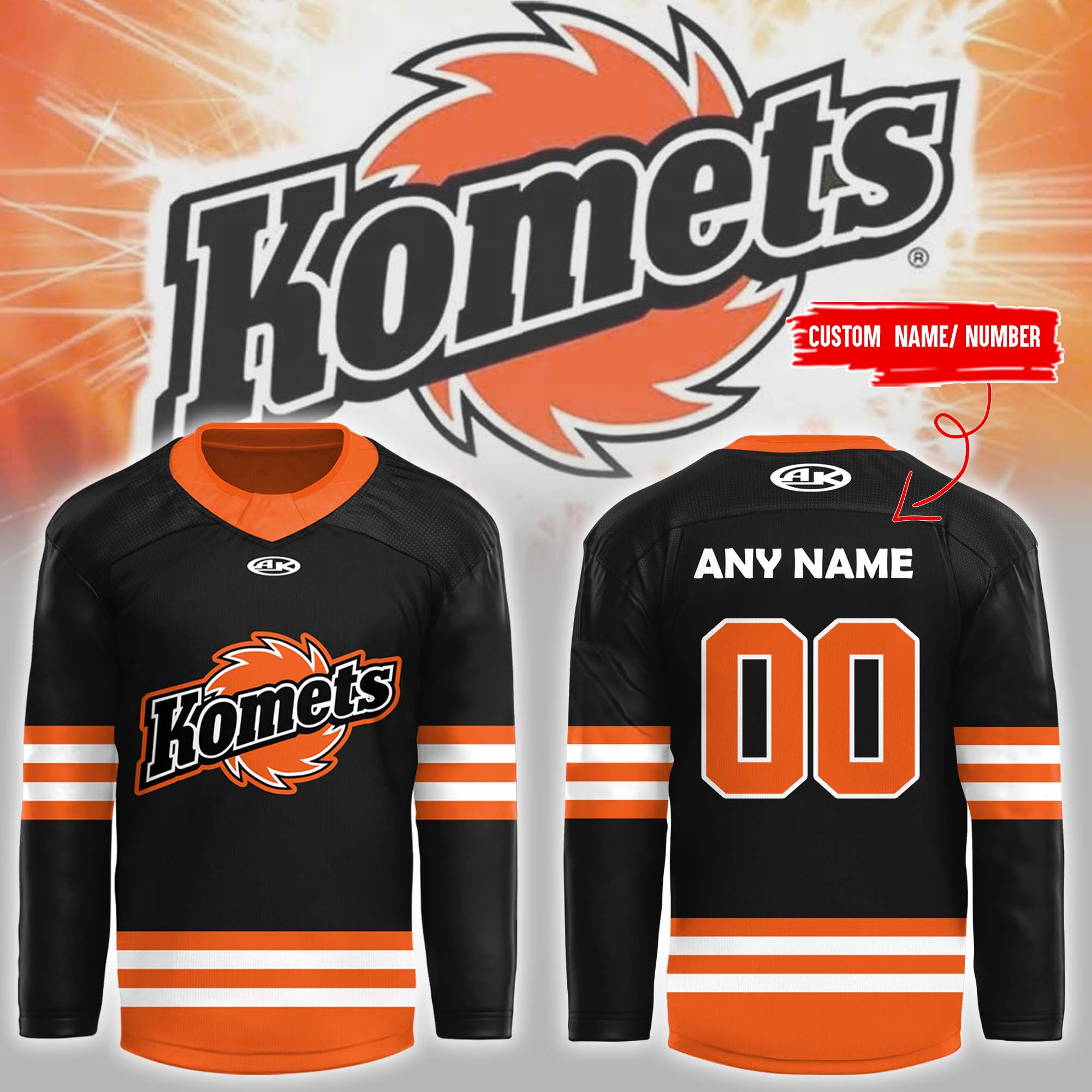 Fort Wayne Komets New Hockey Jersey