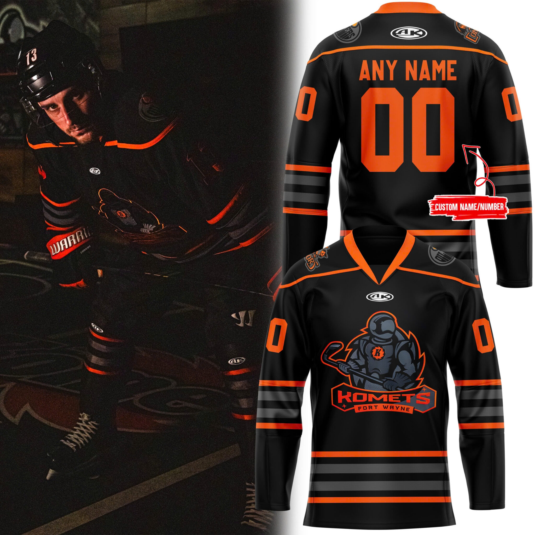 Fort Wayne Komets x Blackout Night Jersey
