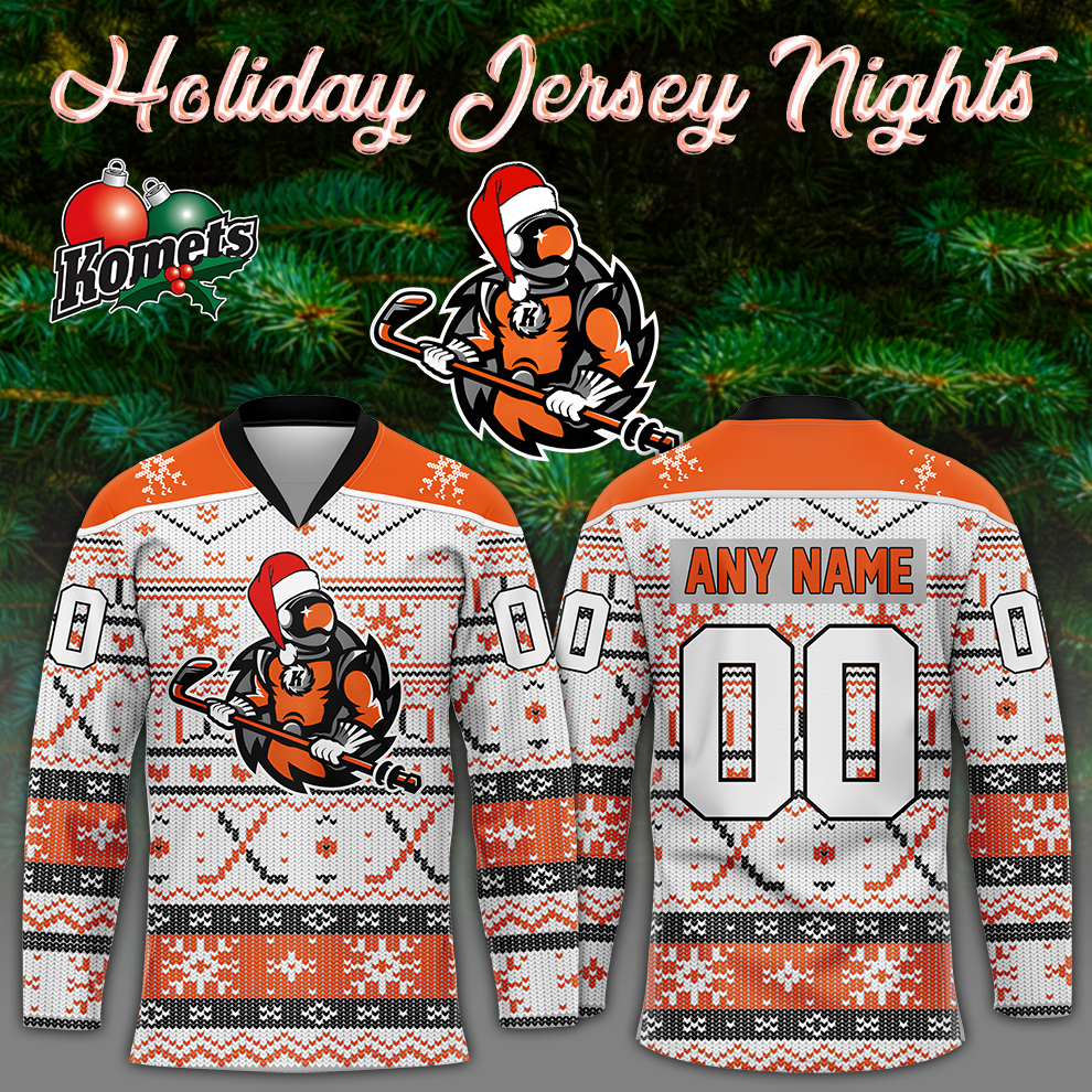 Fort Wayne Komets x Merry Christmas Jersey