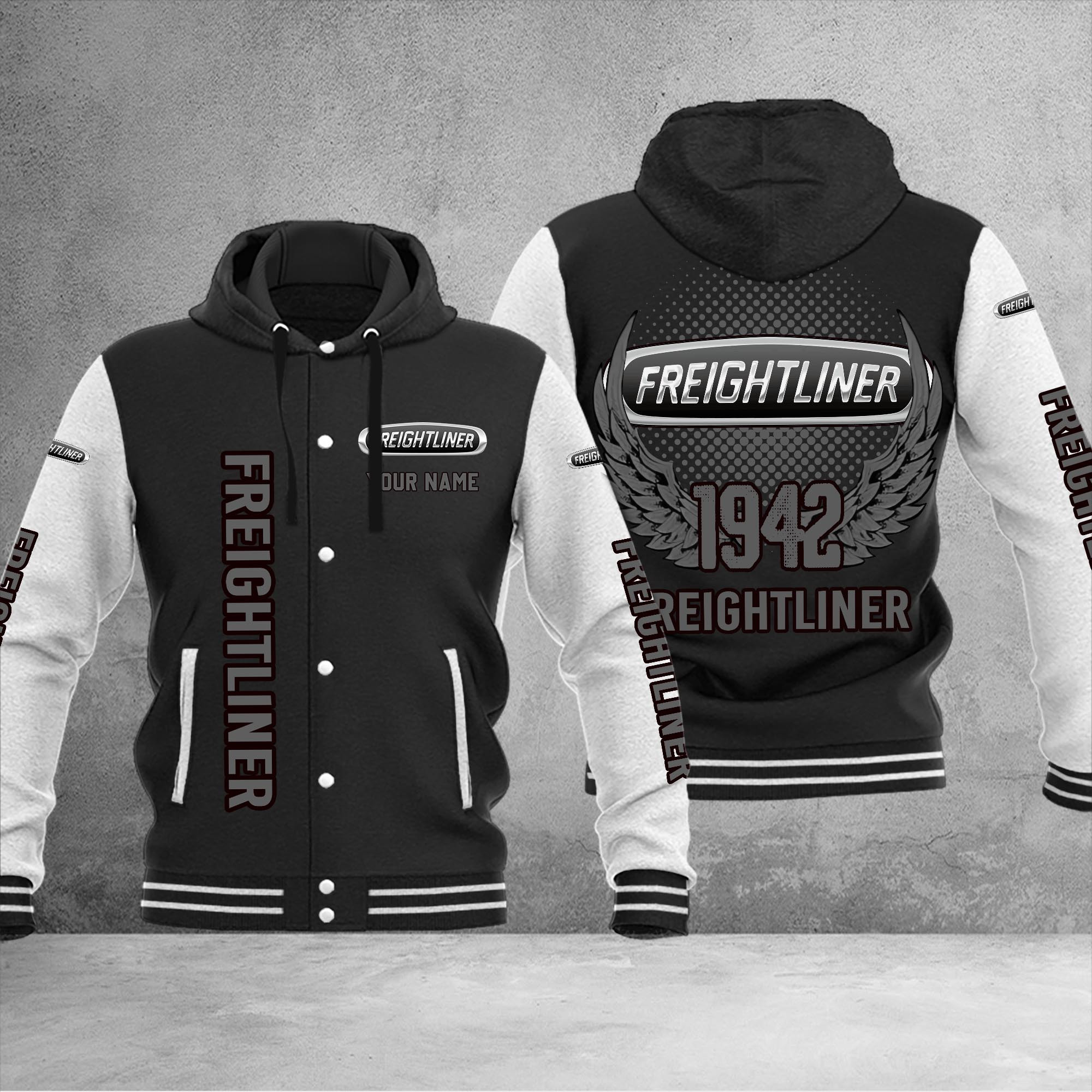 Freightliner DMHJ1179 Baseball Jacket Multicolor