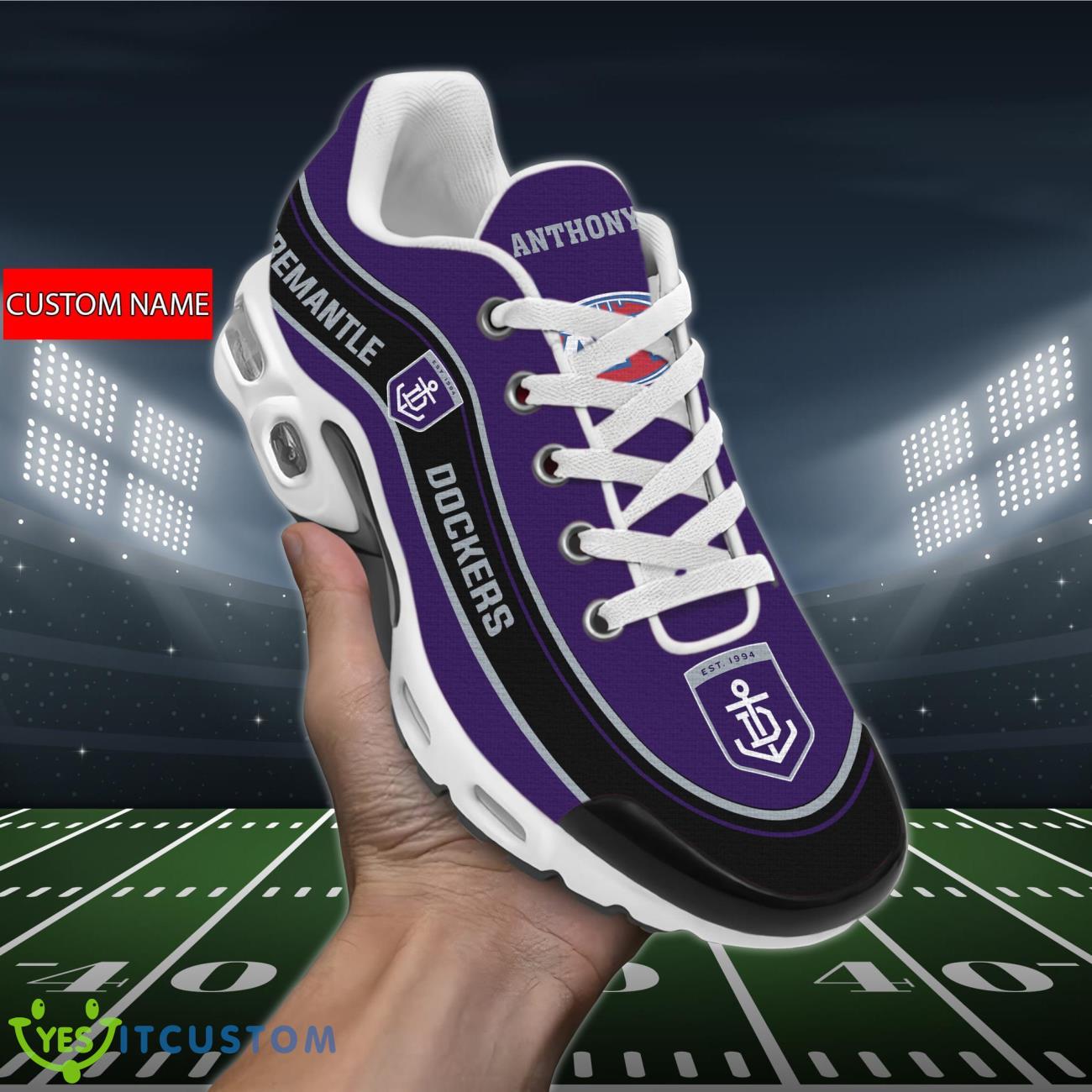 Fremantle Dockers Personalized Name Air Cushion Sports Shoes Sneaker KLTNS220274