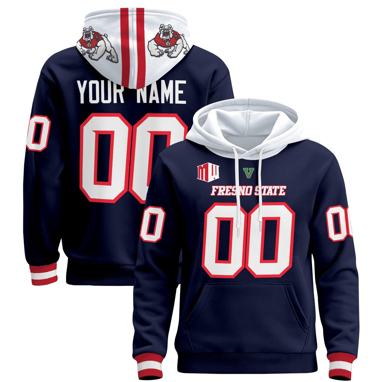Fresno State Bulldogs Football Hoodie