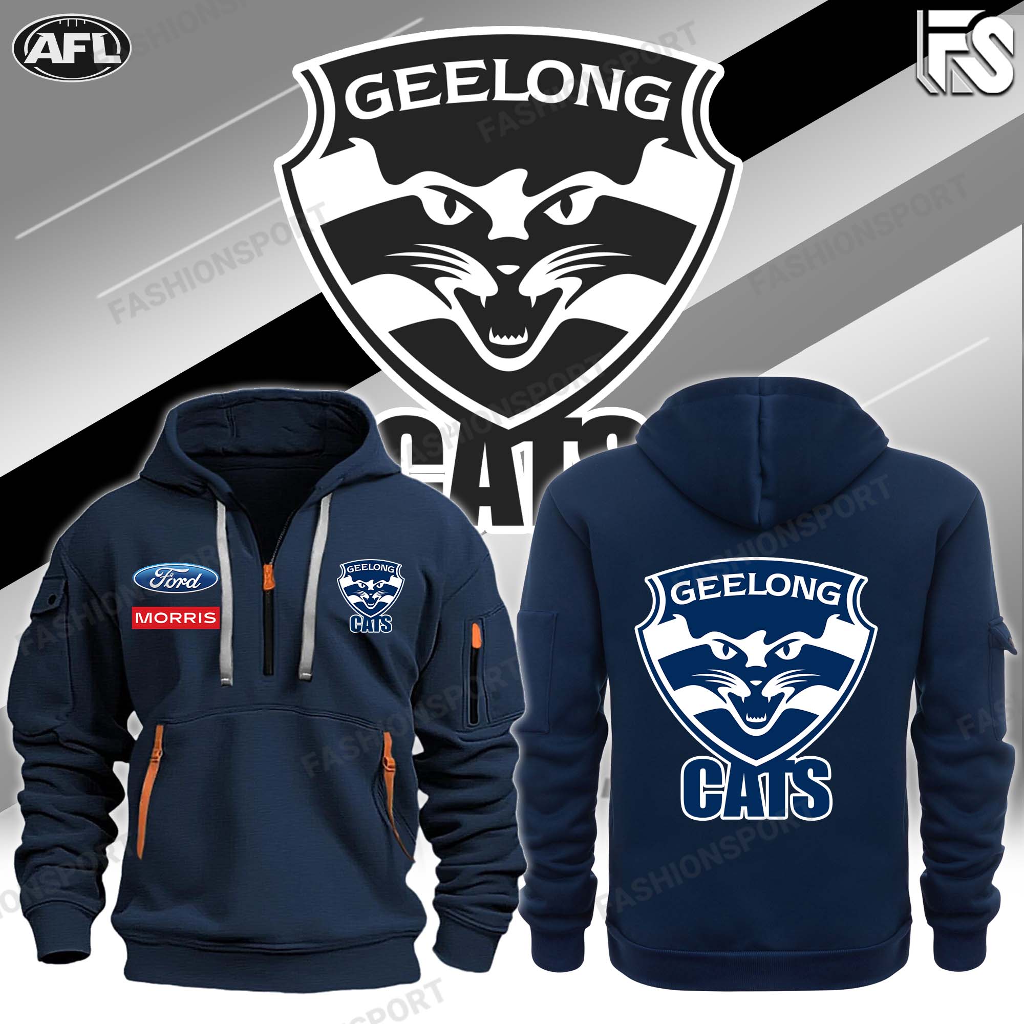 Gee Long New Hoodie Blue