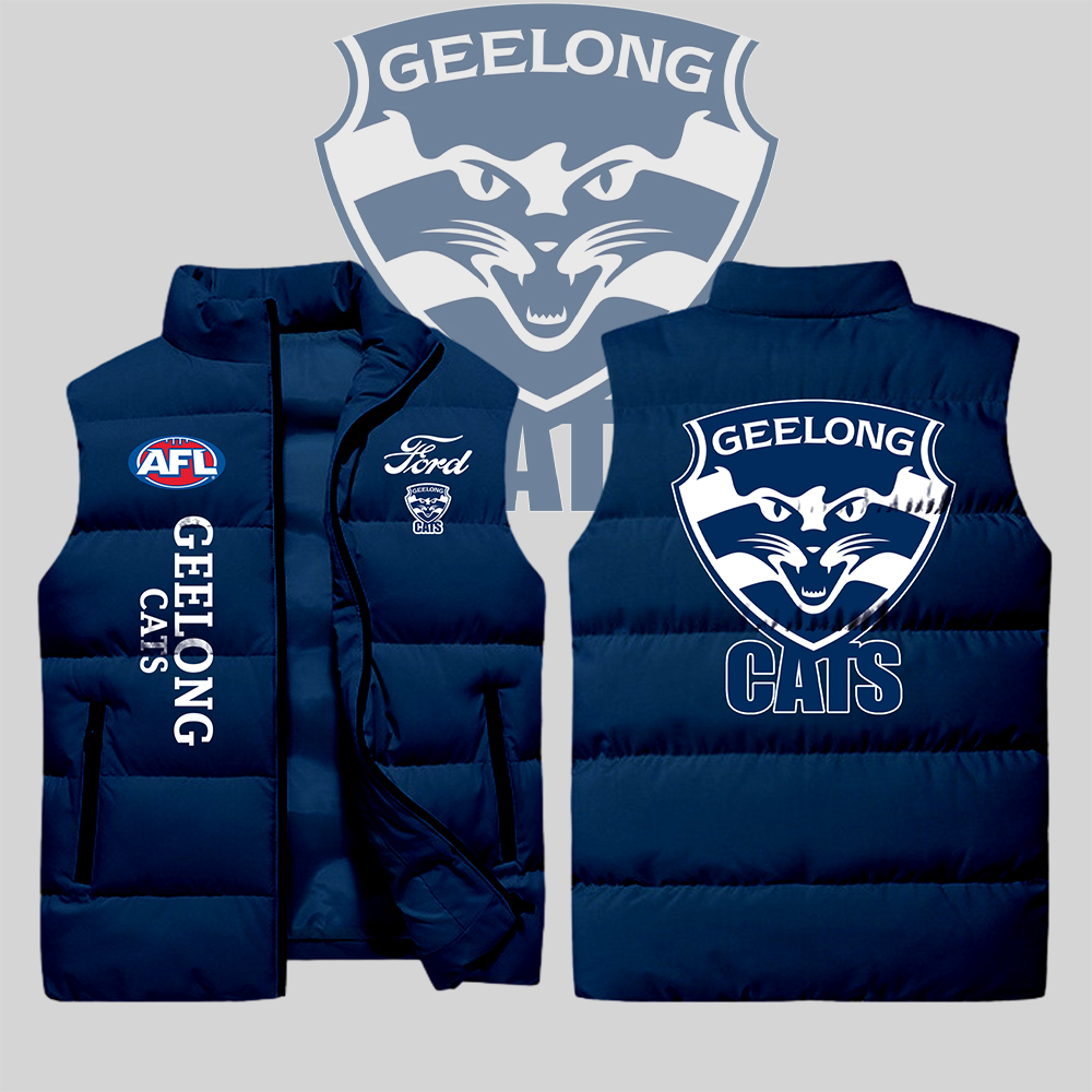 Geelong Cats AFL 2D Cotton Vest  Limited
