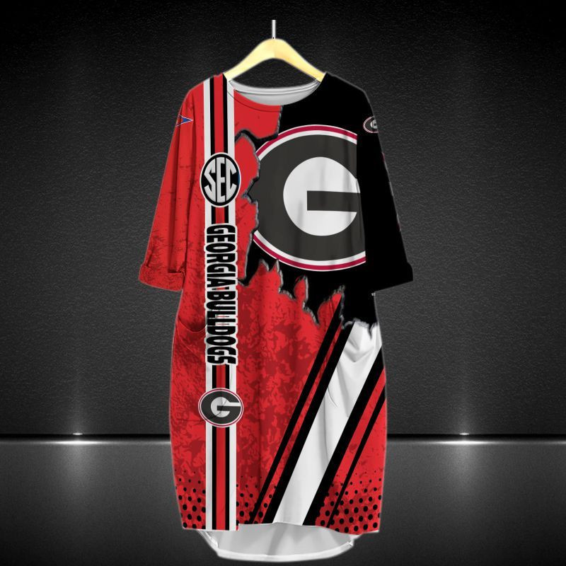 Georgia Bulldogs All Over Print Caftan8396