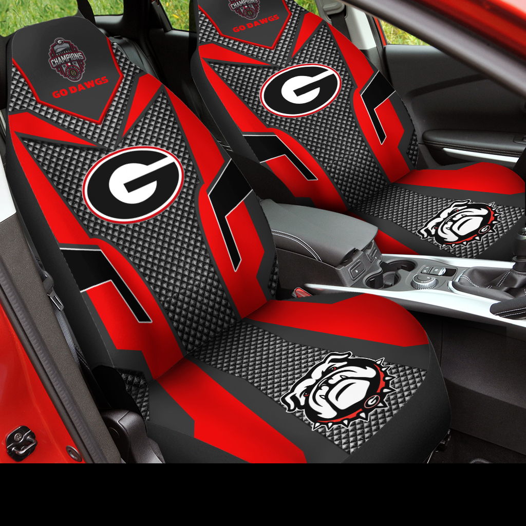 Georgia Bulldogs College Football National Champions 2022 Car Seat Cover V10