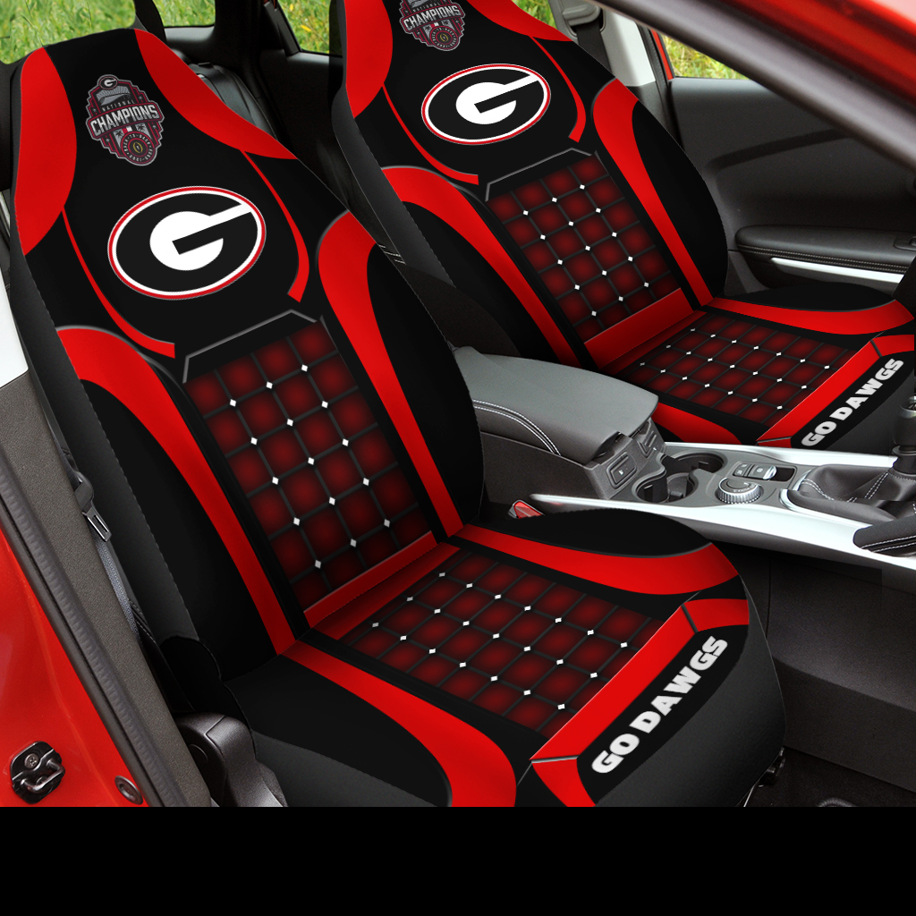 Georgia Bulldogs College Football National Champions 2022 Car Seat Cover V11