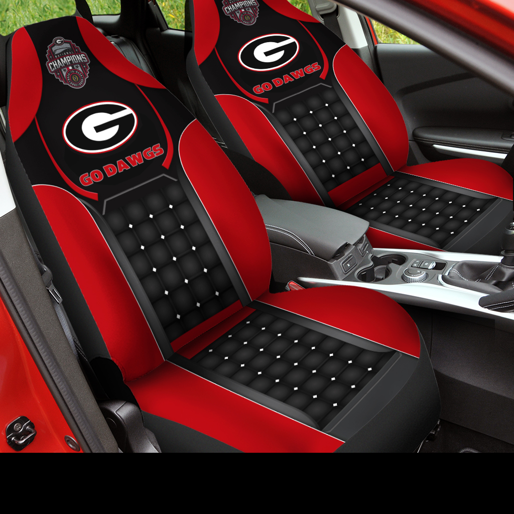 Georgia Bulldogs College Football National Champions 2022 Car Seat Cover V5