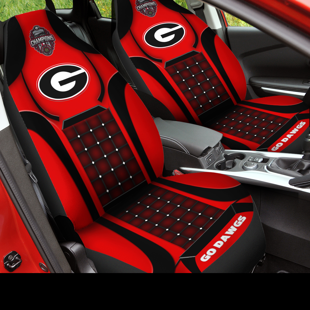 Georgia Bulldogs College Football National Champions 2022 Car Seat Cover V6
