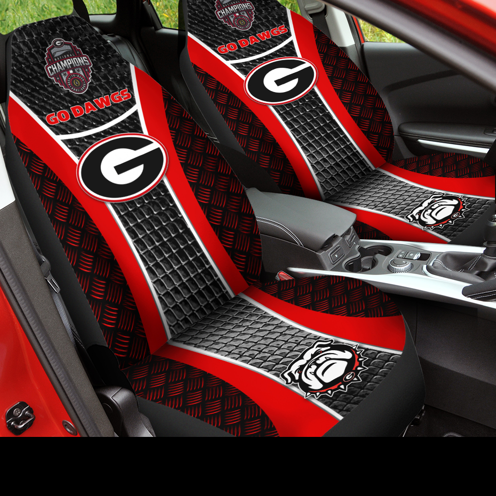 Georgia Bulldogs College Football National Champions 2022 Car Seat Cover V7