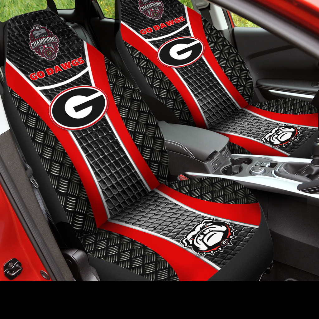 Georgia Bulldogs College Football National Champions 2022 Car Seat Cover V8