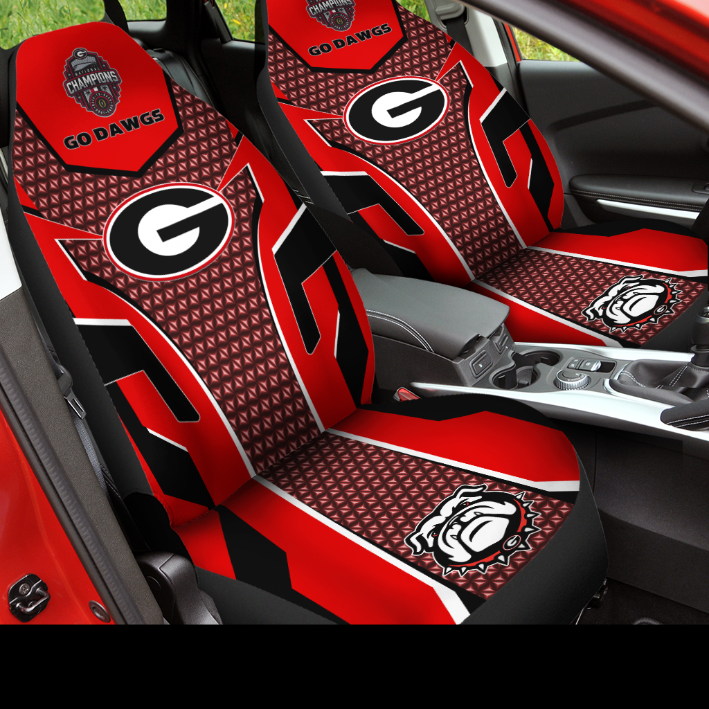 Georgia Bulldogs College Football National Champions 2022 Car Seat Cover V9