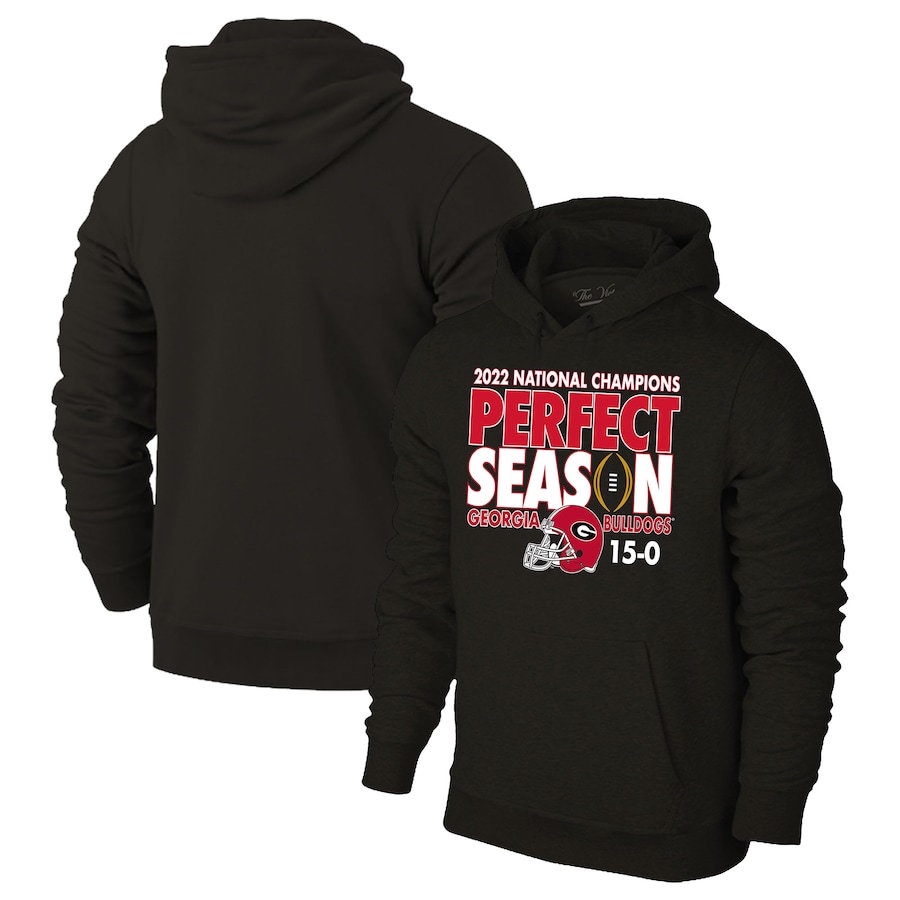 Georgia Bulldogs College Football Playoff 2022 National Champions Perfect Season Hoodie